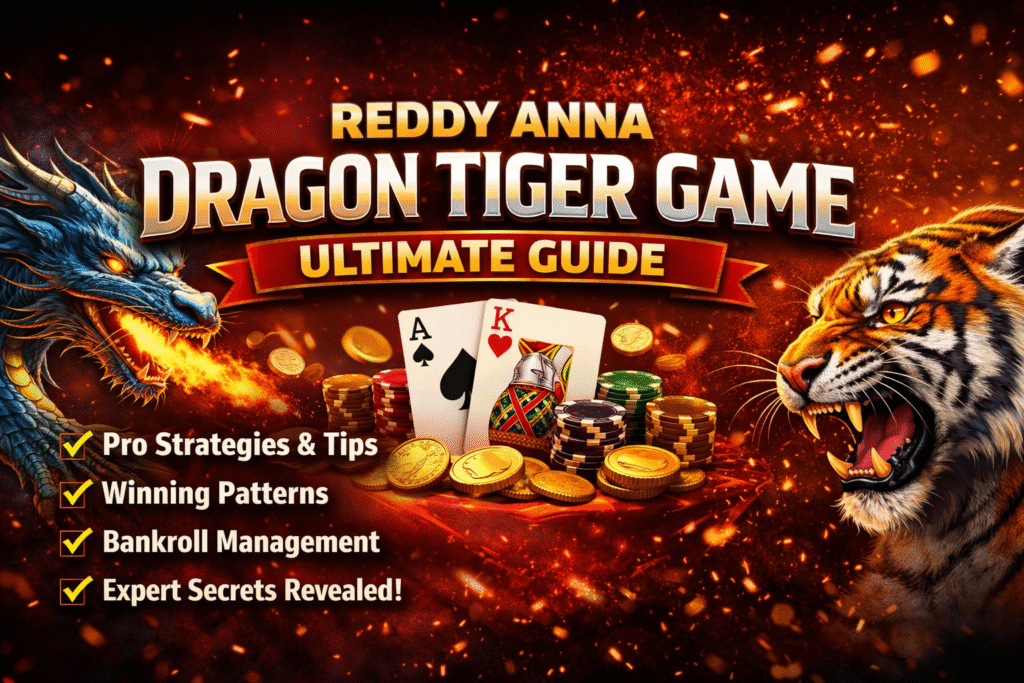 Reddy Anna Dragon Tiger Game Complete Giude